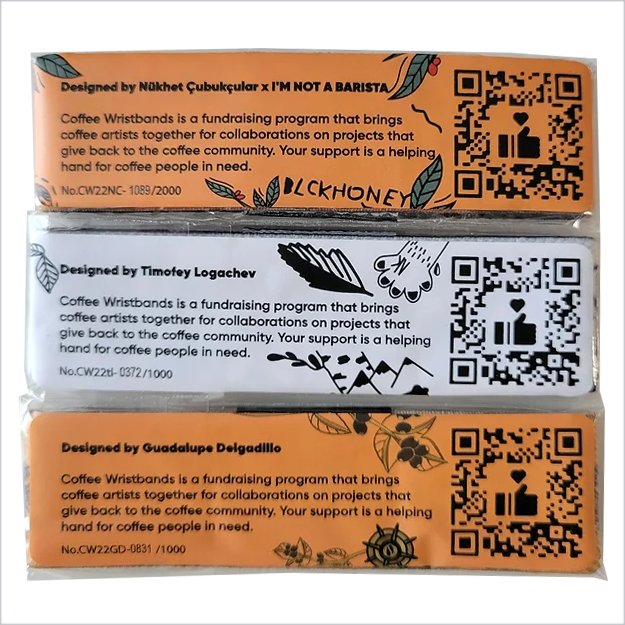 Coffee Wristbands Designed by Talented Artists