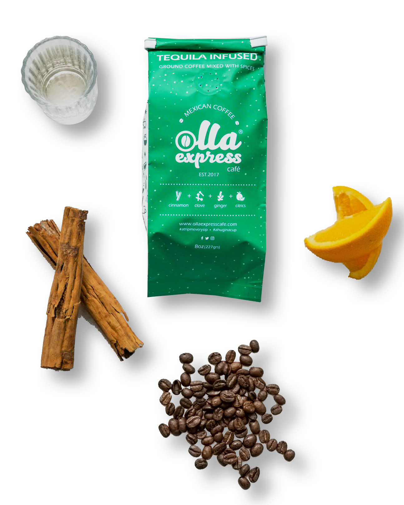 2 PACK - Tequila Infused cafe de olla