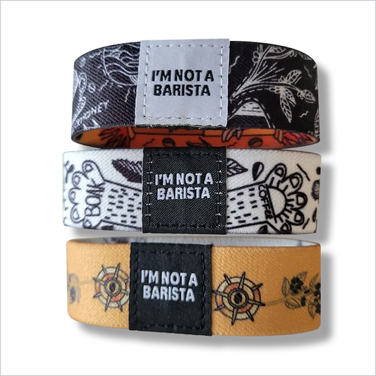 Coffee Wristbands Designed by Talented Artists